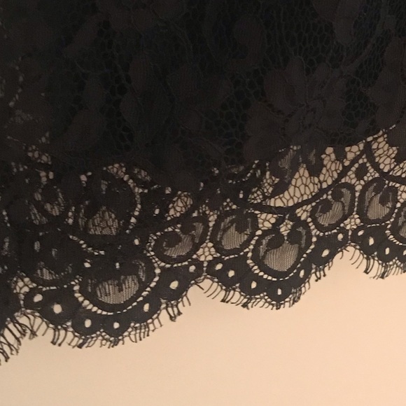Seraphine Black Lace Maternity Cocktail Dress - Picture 5 of 9